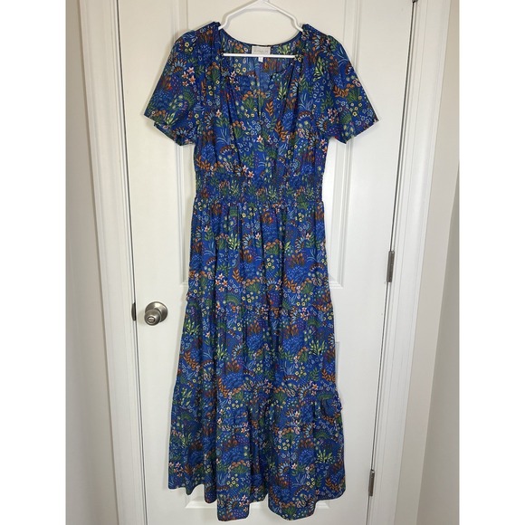 Sugarlips Dresses & Skirts - Sugarlips Women's Floral Midi Maxi Smocked Waist Tiered Dress Size Large NWT